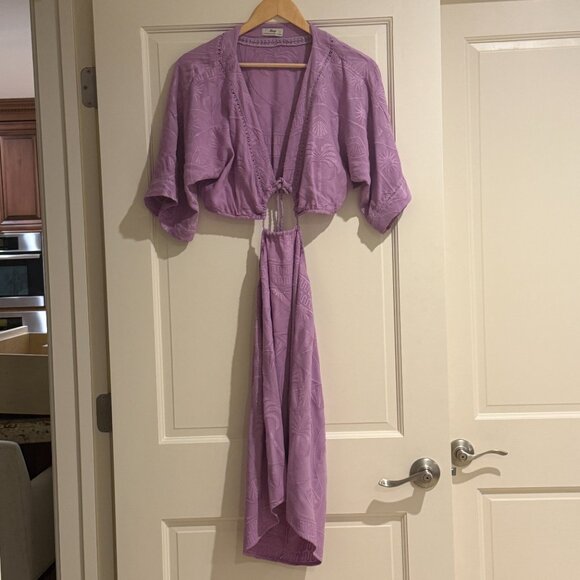 Lilac Sweetheart Eugenie Short Dress / Purple by Maaji -  Large - Picture 5 of 5